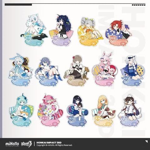 Standee acrylic - Mini Tea Party Series - Honkai Impact 3 