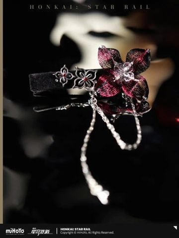  Phụ kiện kẹp tóc & ghim cài áo chủ đề Evernight - Honkai Star Rail 