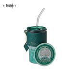  Hộp quà ly nước có nắp và ống hút chủ đề Alhaitham - Genshin Impact 