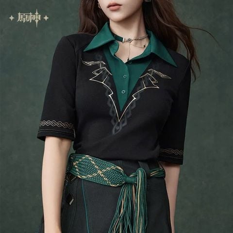  Áo len giả hai lớp chủ đề Alhaitham - Genshin Impact 