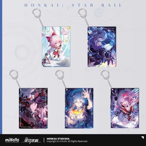  Móc khóa acrylic loạt chủ đề Nón Ánh Sáng vol.2 - Honkai Star Rail 