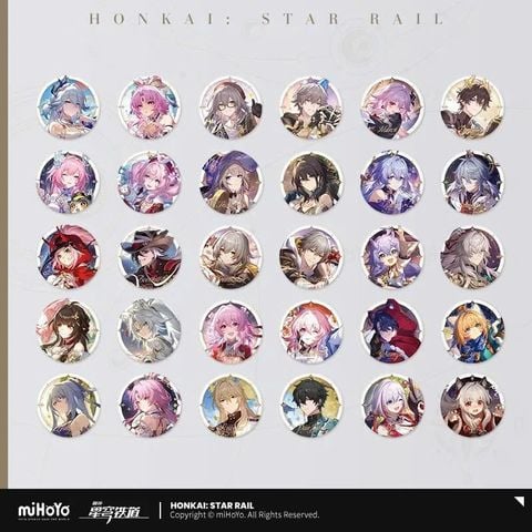  Huy hiệu nhân vật - Starry Sky Celebration - Honkai Star Rail 