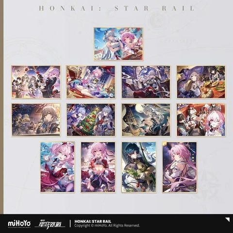  Giấy màu PET - Starry Sky Celebration - Honkai Star Rail 