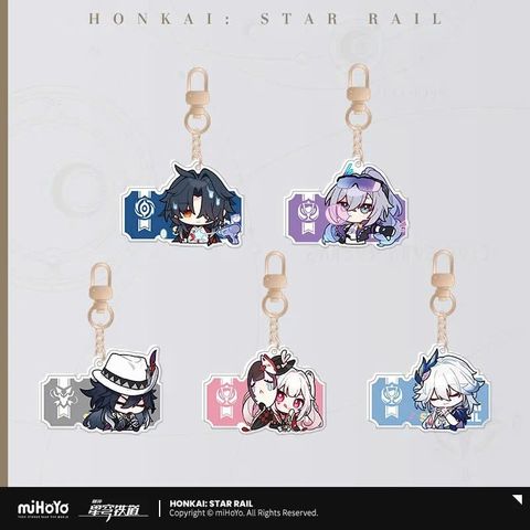 Móc khóa Q chủ đề Phòng triển lãm Pom-Pom - Honkai Star Rail 