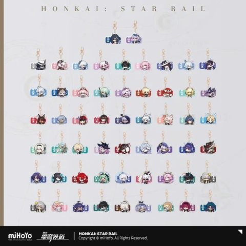  Móc khóa Q chủ đề Phòng triển lãm Pom-Pom - Honkai Star Rail 