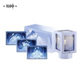 Hộp quà hộp nhạc đèn ngủ giấy điêu khắc xoay Truyền Thuyết Về Ánh Trăng - Genshin Impact 