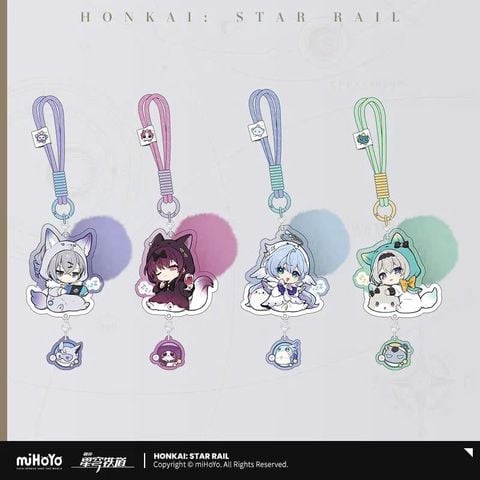  Móc khóa Q loạt chủ đề Ký Túc Xá Nữ Sinh - Honkai Star Rail 