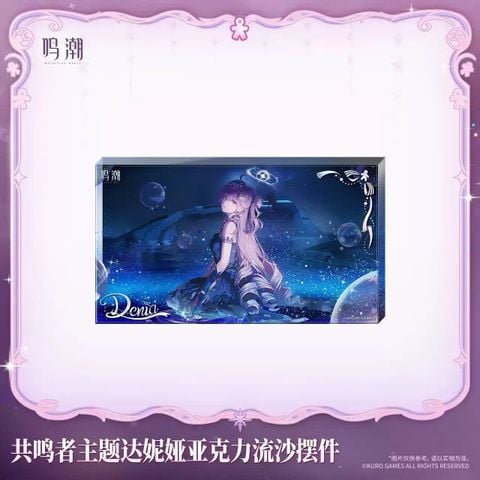  Đồ trang trí acrylic hiệu ứng cát chảy chủ đề nhân vật Denia - Reverbs From the End of Galaxies - Wuthering Waves 