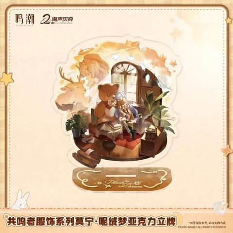  Standee acrylic Mornye: Plush Dream - 2nd Anniversary: Ever Shine With You - Wuthering Waves 