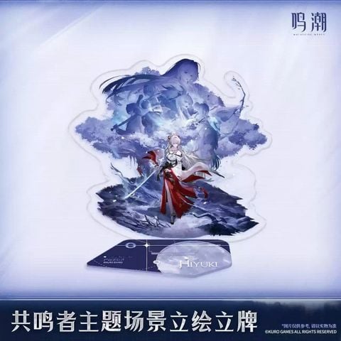  Standee Splash Art chủ đề Resonator - Reverbs From the End of Galaxies - Wuthering Waves 
