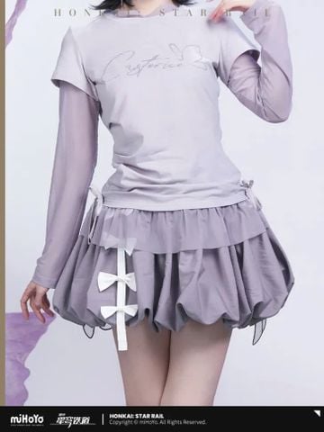  Chân váy ngắn tulip chủ đề Castorice - Honkai Star Rail 
