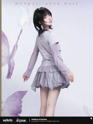  Áo thun giả hai lớp chủ đề Castorice - Honkai Star Rail 