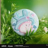  Huy hiệu thêu Thỏ Sparkly và Nấm Lửa - Honkai Star Rail 