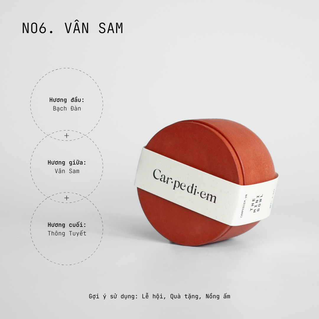  Nến thơm Mini Bowl – Đỏ 