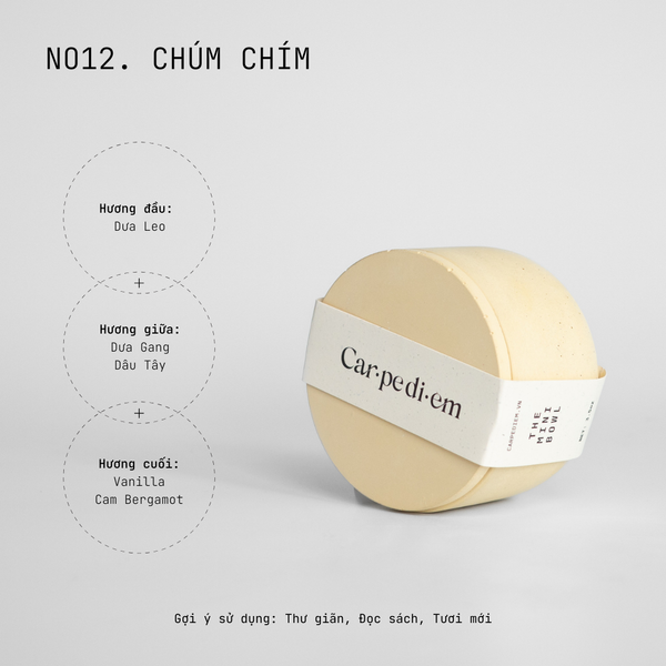  Nến thơm Mini Bowl – Vàng 