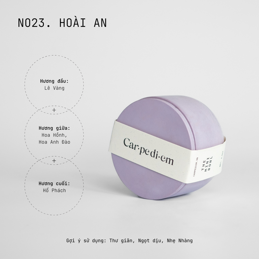  Nến thơm Mini Bowl – Tím 