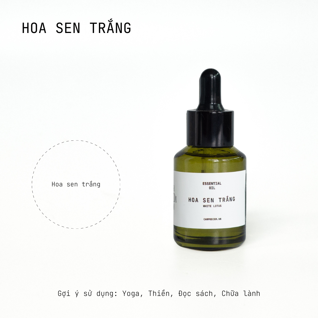  Tinh dầu nhỏ giọt Hoa Sen Trắng 30ml 