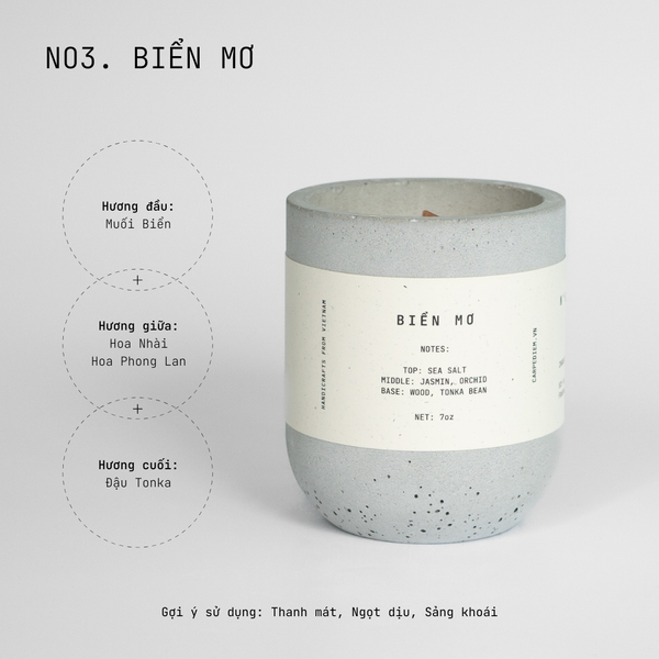  Nến thơm Biển Mơ 