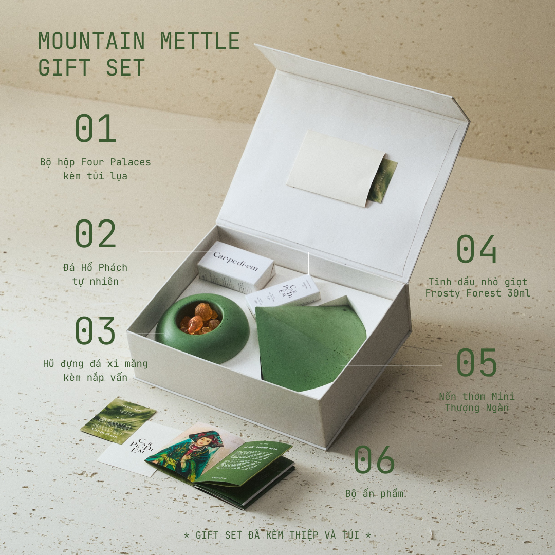  MOUNTAIN METTLE GIFT SET - Bộ quà tặng đá thơm thiết kế mang cảm hứng từ hình tượng Cô Đôi Thượng Ngàn 