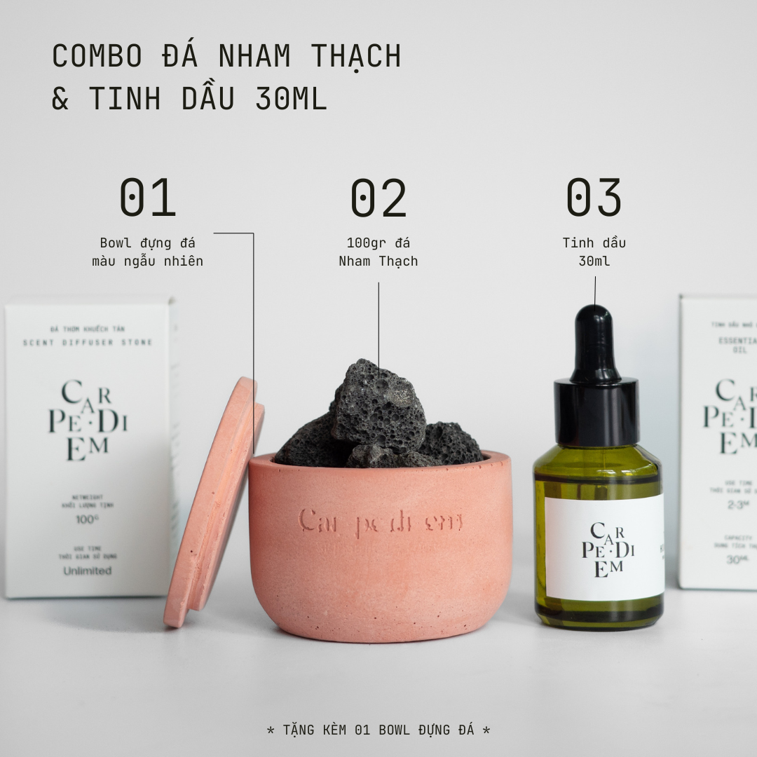  ĐÁ THƠM & TINH DẦU THƠM 30ml 