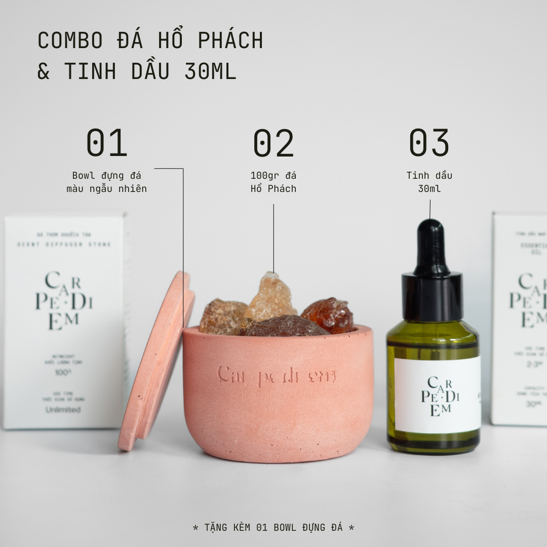  ĐÁ THƠM & TINH DẦU THƠM 30ml 