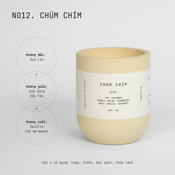  Nến thơm Chúm Chím 
