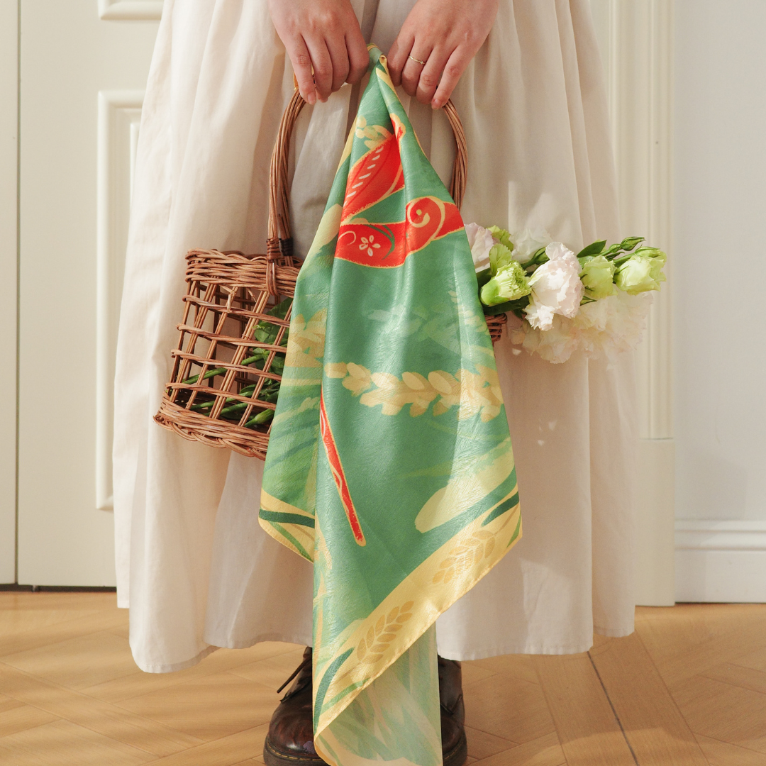  Khăn lụa Thu Cốc 