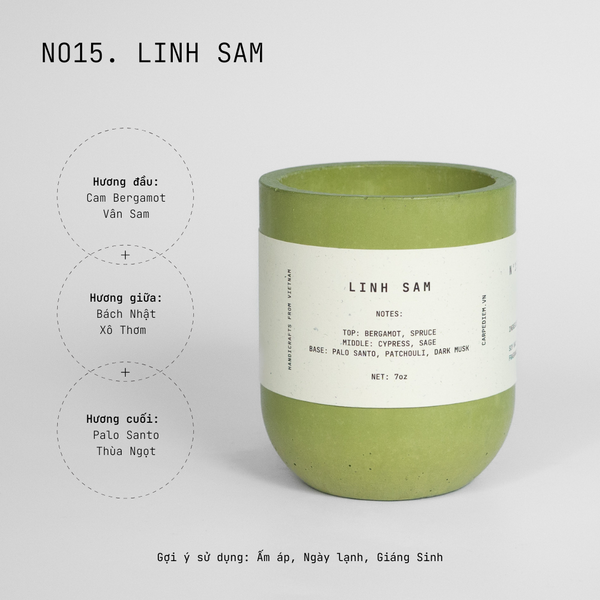  Nến thơm Linh Sam 