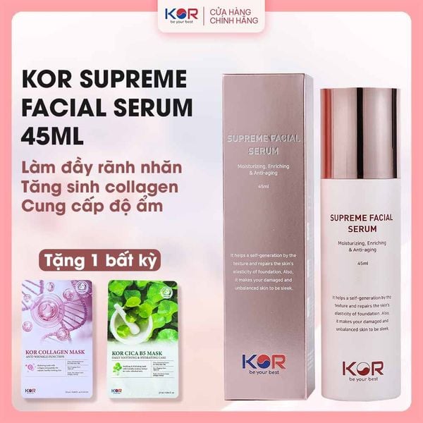  Serum dưỡng trắng, mờ nhăn KOR  Supreme Facial 45ml 