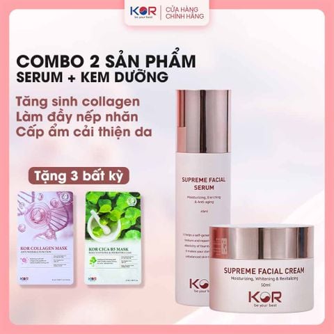  Bộ Đôi Tái Tạo & Làm Sáng Da ( Serum + Kem dưỡng ) 