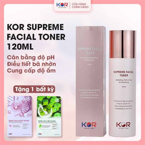  Toner cấp ẩm, dưỡng da KOR Supreme Facial 120ml 