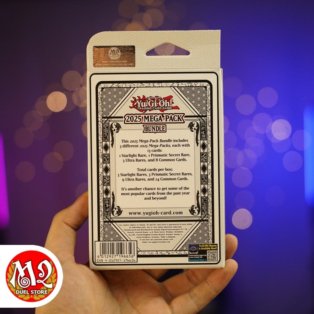 EU英語版Yu-Gi-Oh! Mega Pack Tuckbox 2025 3箱 Yu-Gi-Oh 2025