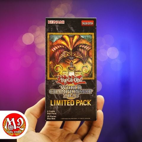 Hộp thẻ bài Yugioh TCG Limited Pack World Championship 2025 10-Pack Booster Box - Chính hãng Konami