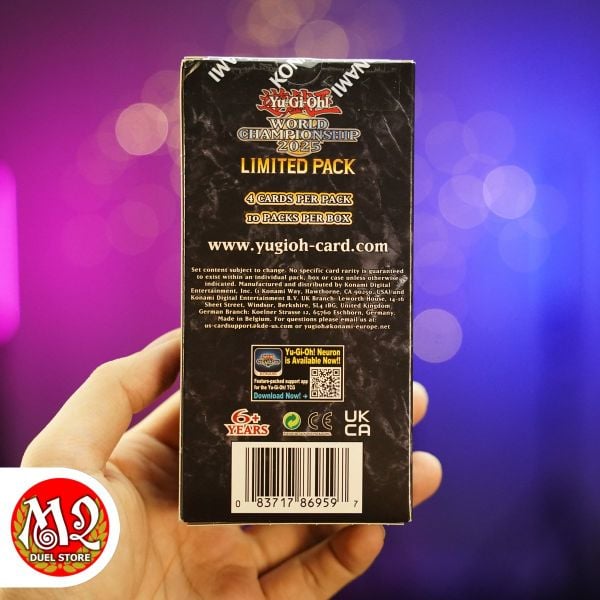 Hộp thẻ bài Yugioh TCG Limited Pack World Championship 2025 10-Pack Booster Box 25LP - Chính hãng Konami