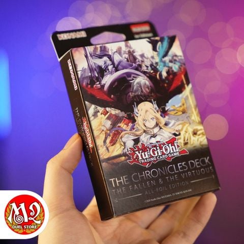 Hộp thẻ bài Yugioh THE CHRONICLES DECK: The Fallen & The Virtuous (All-Foil Edition) Structure Deck - CH01 Chính hãng Konami