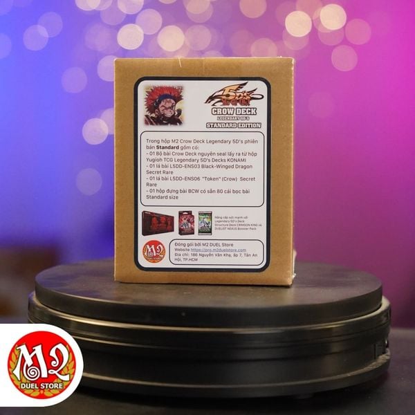 Hộp thẻ bài Yugioh TCG Legendary 5D's: CROW DECK - Standard Edition L5DD-ENC - Chính hãng M2 DUEL Store