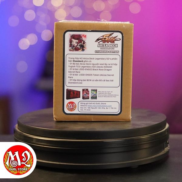Hộp thẻ bài Yugioh TCG Legendary 5D's: AKIZA DECK - Standard Edition L5DD-ENA - Chính hãng M2 DUEL Store