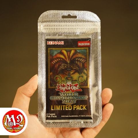Gói thẻ bài Yugioh TCG Limited Pack World Championship 2025 Booster Pack (4-Card) 25LP - Chính hãng Konami