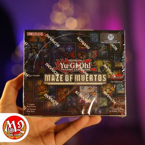 Hộp thẻ bài Yugioh TCG MAZE OF MUERTOS Booster Box - MZMU Chính hãng Konami