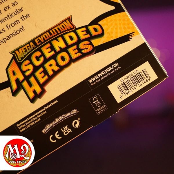 Hộp thẻ bài Pokemon TCG Mega Evolution Ascended Heroes Mega Emboar Ex Box ME2.5 - Chính hãng Nintendo
