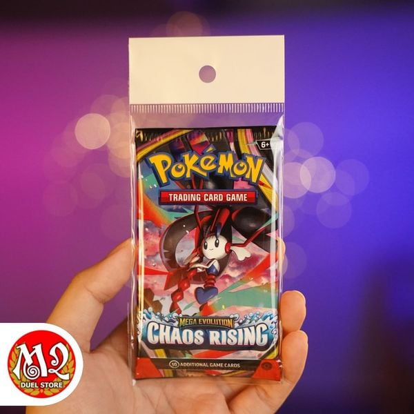Gói thẻ bài Pokemon TCG Mega Evolution CHAOS RISING Booster Pack - ME04 Chính hãng Nintendo