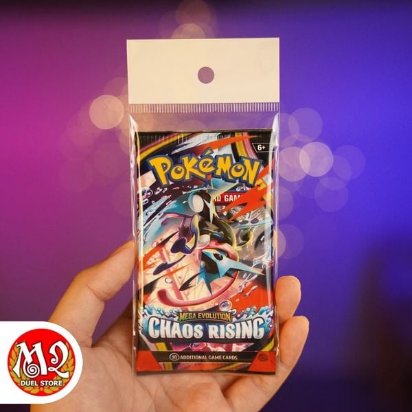 Gói thẻ bài Pokemon TCG Mega Evolution CHAOS RISING Booster Pack - ME04 Chính hãng Nintendo