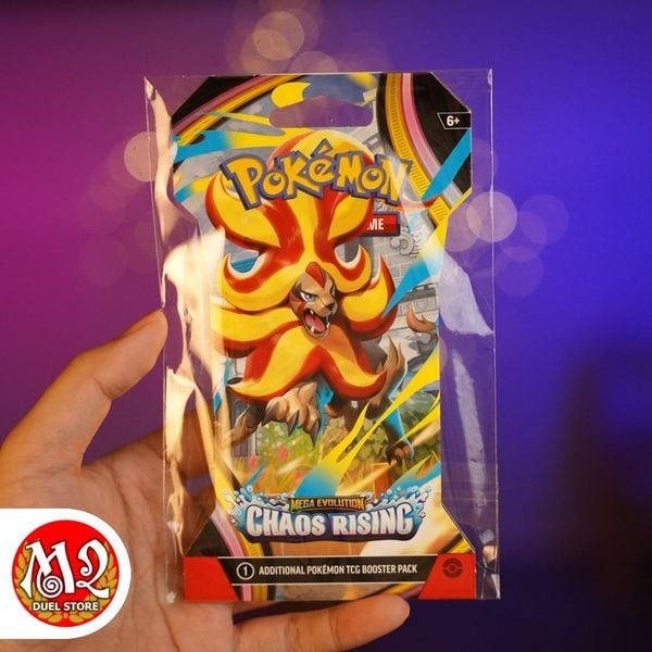 Gói thẻ bài Pokemon TCG Mega Evolution CHAOS RISING - SLEEVED Booster Pack - ME04 Chính hãng Nintendo