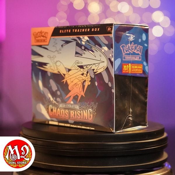 Hộp thẻ bài Pokemon TCG Mega Evolution - CHAOS RISING - Elite Trainer Box - Chính hãng Nintendo