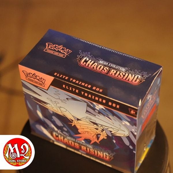 Hộp thẻ bài Pokemon TCG Mega Evolution - CHAOS RISING - Elite Trainer Box - Chính hãng Nintendo