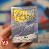 Bọc bài Standard Size Classic Sleeves - Clear Trong Suốt - Chính hãng Dragon Shield