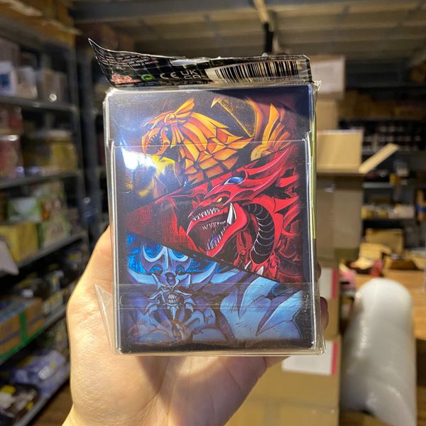 045 Hộp đựng bài Yugioh Egyptian God Slifer, Obelisk, & Ra Card Case - Hàng Review
