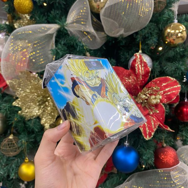 038 Hộp đựng bài Dragon Ball Super Father-Son Kamehameha - Bạc Màu