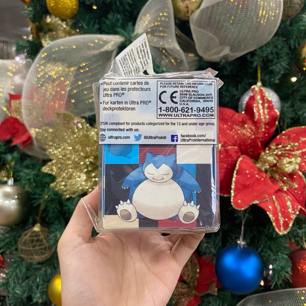 048 Hộp đựng bài Pokemon Snorlax Kabigon - Bạc Màu