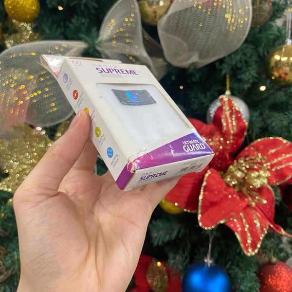 029 Bọc bài Small size Supreme UX Regular - White - Rách Bao Bì